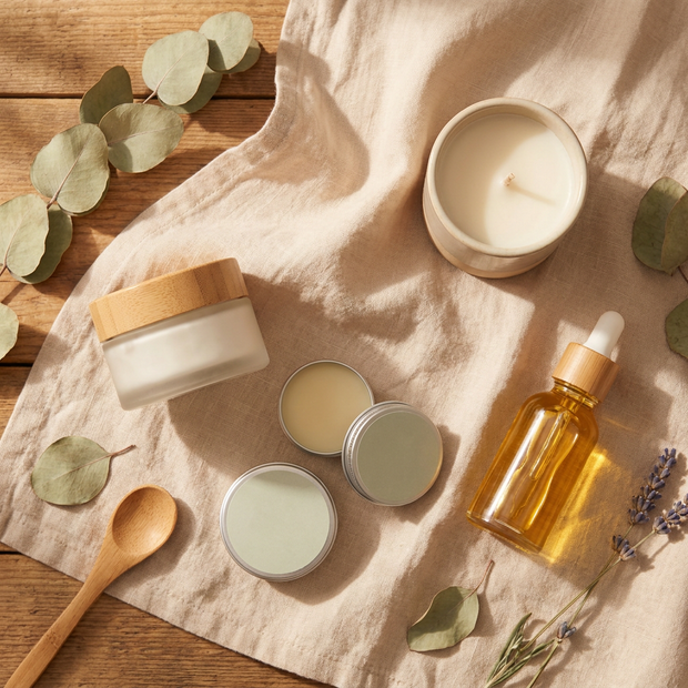 Fertige DIY-Naturkosmetik-Produkte aus vier Kategorien