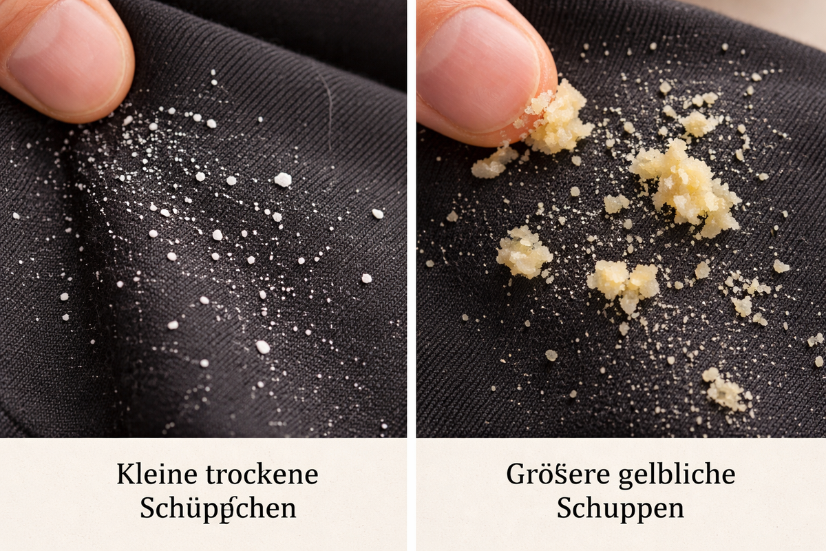 Trockene Kopfhaut vs. Schuppen