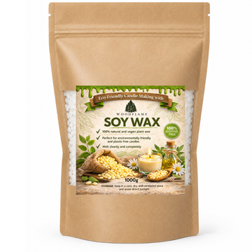 Woodflame Sojawachs 1000 g im Beutel