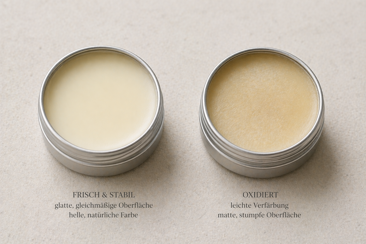 Anzeichen für verdorbenen Lippenbalsam