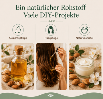 Süßmandelöl kosmetikgeprüft für Körperpflege und Lippenbalsam - Detailansicht 50