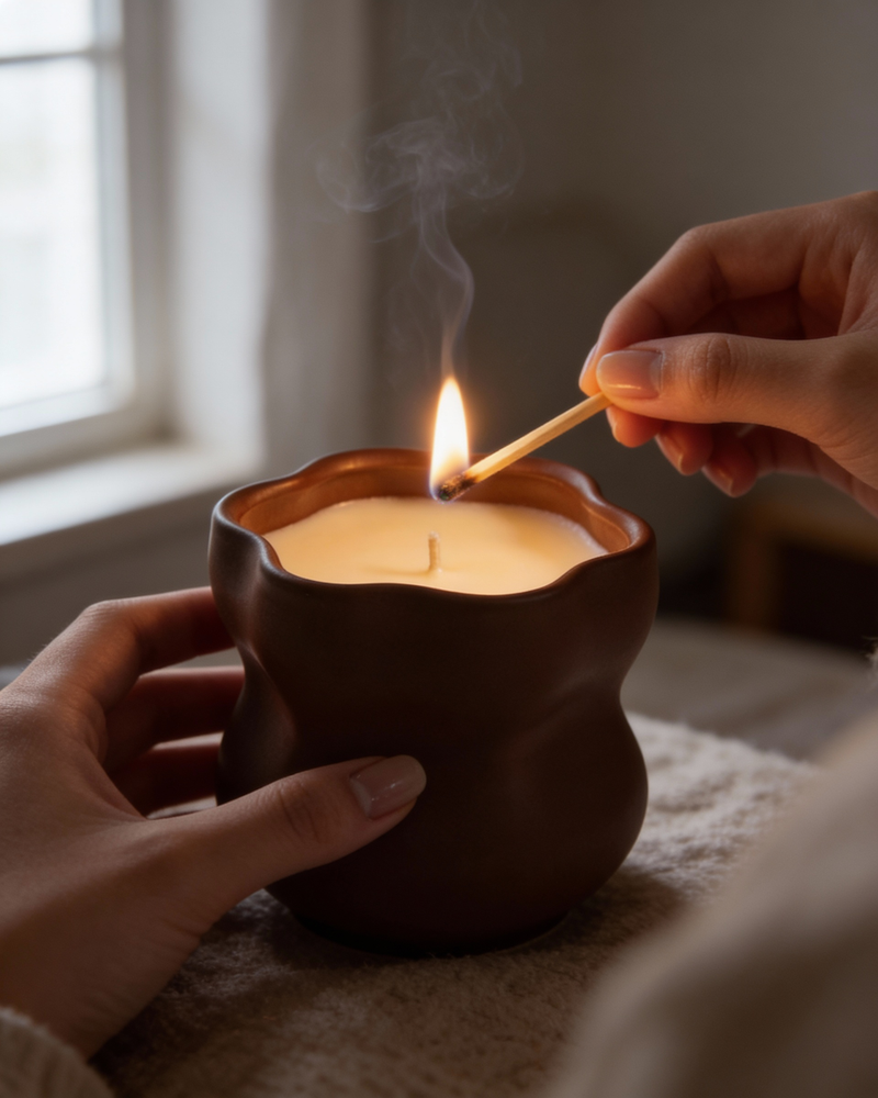 Testbrand vor dem Verschenken 