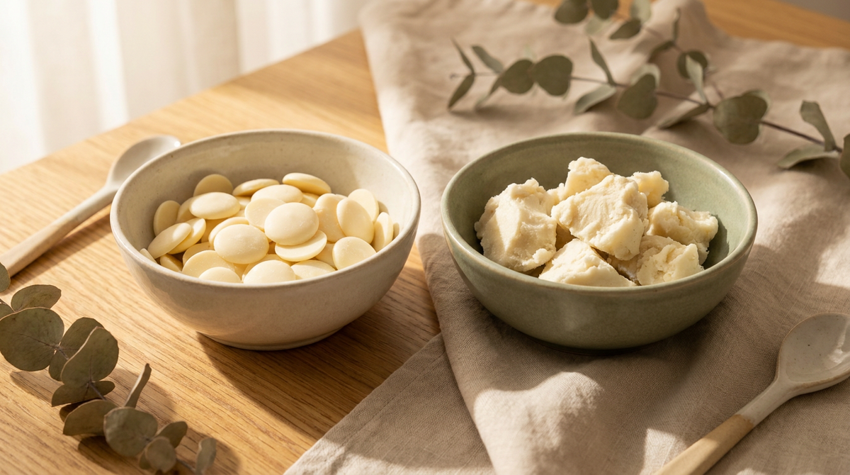 Kakaobutter vs. Sheabutter