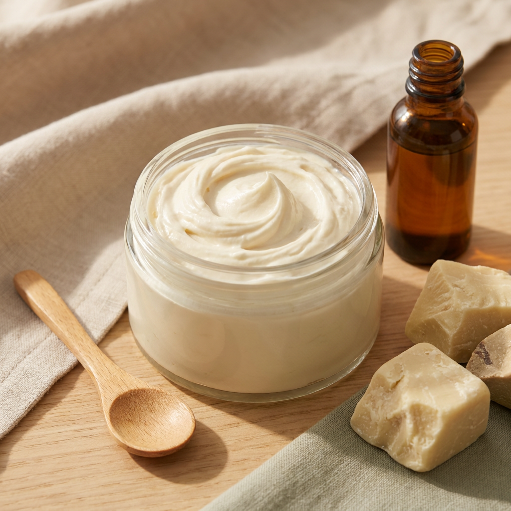 Geschlagene Körperbutter selbst machen