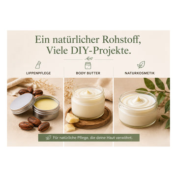Kakaobutter Pastillen unraffiniert für Körperbutter und Lippenpflege - Detailansicht 1