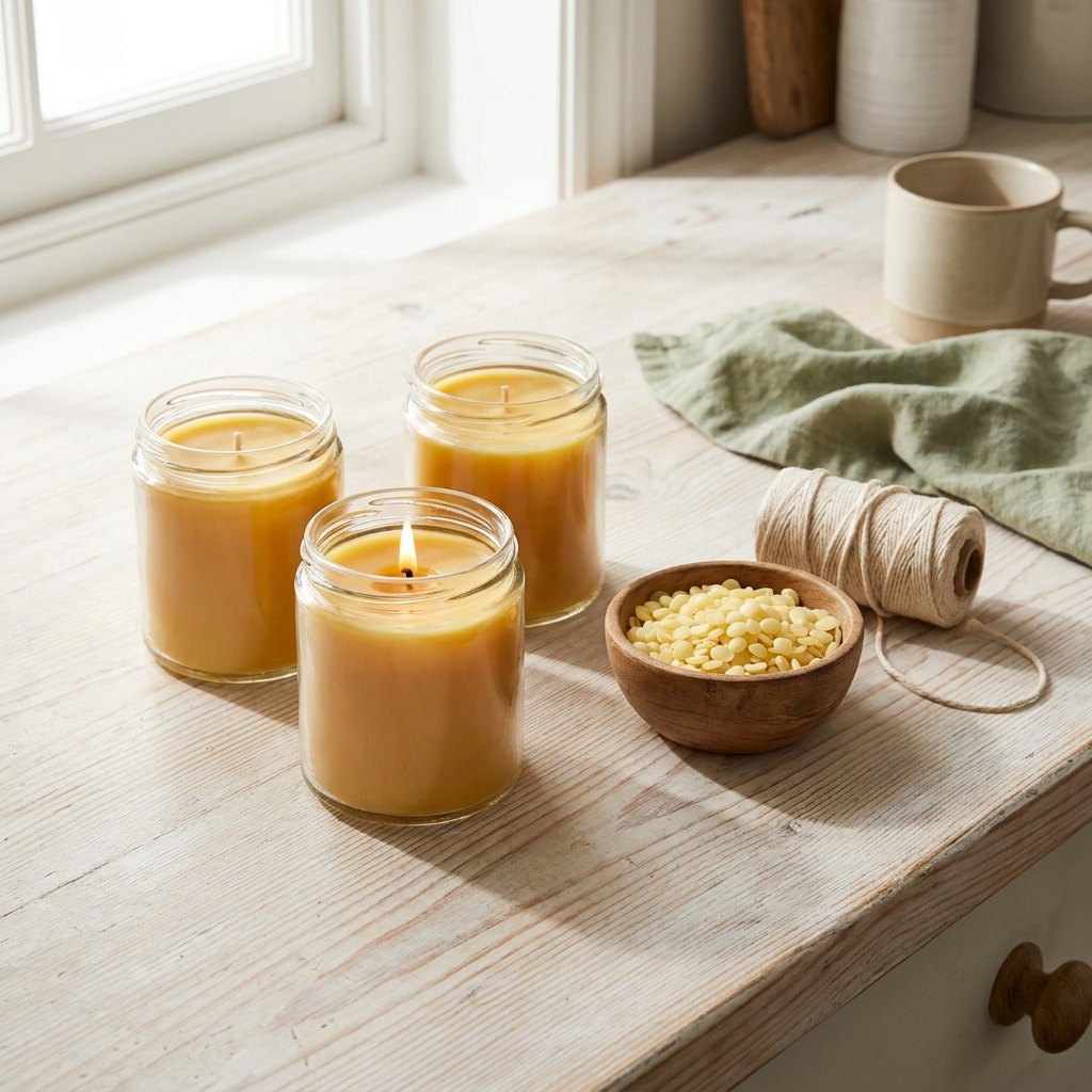 Bienenwachskerzen selber machen